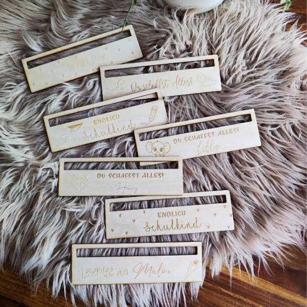 SVG Laser Datei Lesehilfe Schulkind Einschulung 1. Klasse Laserdatei SVG Datei – Bild 5