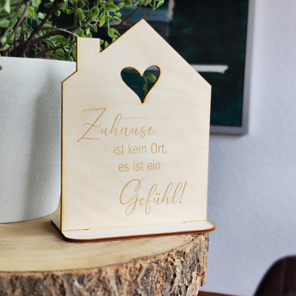 SVG Laser Datei Häuschen Herz Haus OHNE Löcher SVG Datei – Bild 5