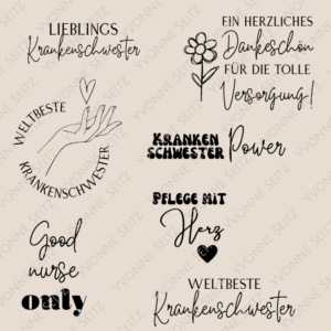 SVG Laser Datei KRANKENSCHWESTER Laserdatei SVG Datei