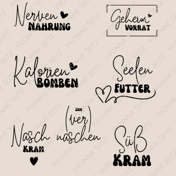 SVG Laser Datei NERVENNAHRUNG Laserdatei SVG Datei