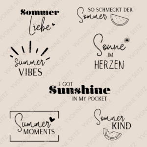 SVG Laser Datei SOMMER LIEBE Laserdatei SVG Datei