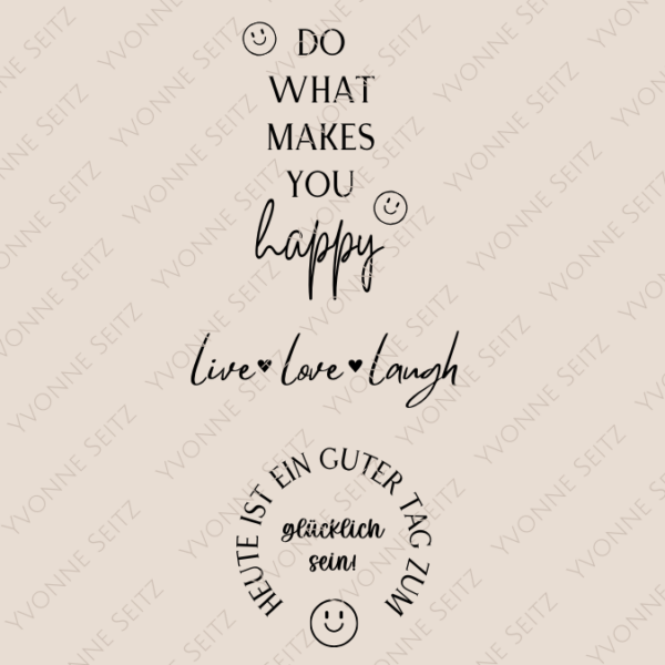 SVG Laser Datei DO WHAT MAKES YOU HAPPY Laserdatei SVG Datei