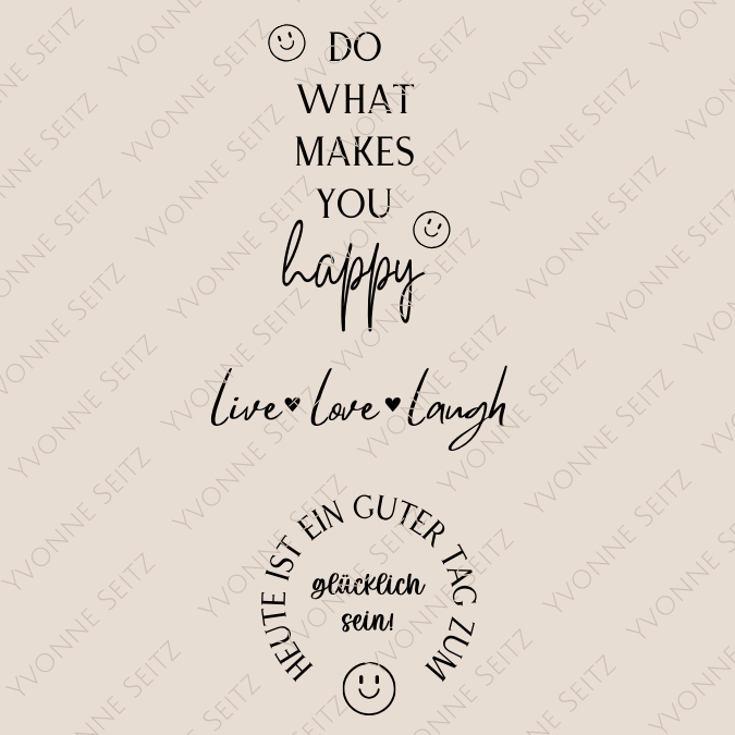 SVG Laser Datei DO WHAT MAKES YOU HAPPY Laserdatei SVG Datei
