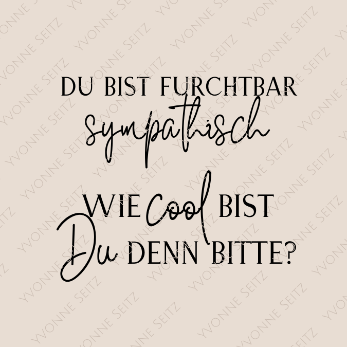 SVG Laser Datei DU BIST FURCHTBAR... Laserdatei SVG Datei