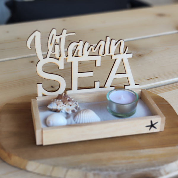 SVG Laser Datei Klötzchen Schrift 3er Meer Vitamin Sea Laserdatei SVG Datei – Bild 2