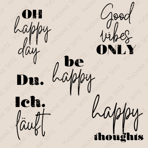 SVG Laser Datei OH HAPPY DAY Laserdatei SVG Datei