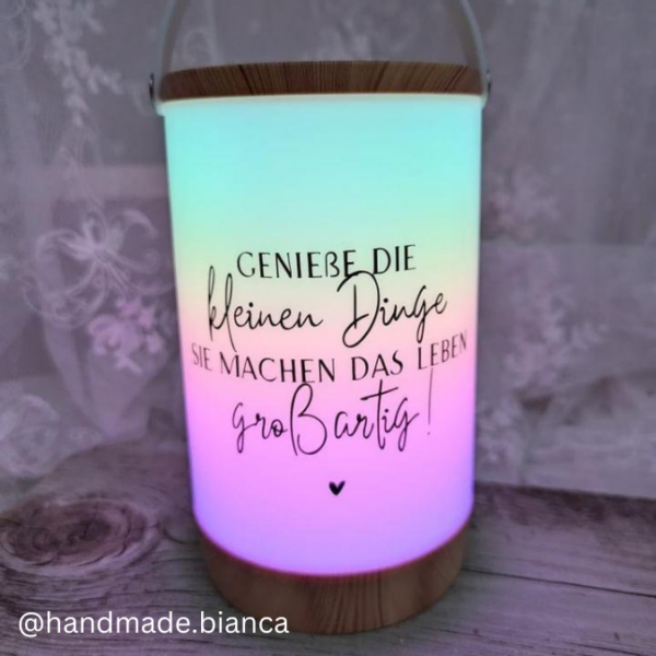 SVG Laser Datei GENIEßE DIE KLEINEN DINGE SIE MACHEN DAS LEBEN GROßARTIG Laserdatei SVG Datei – Bild 2