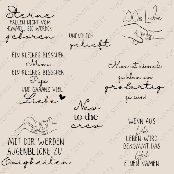 SVG Laser Datei GEBURT BABY Laserdatei SVG Datei