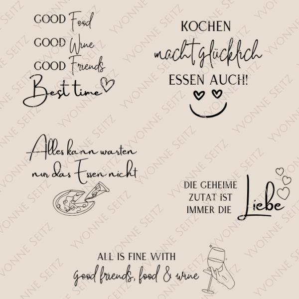SVG Laser Datei FOOD ESSEN Laserdatei SVG Datei