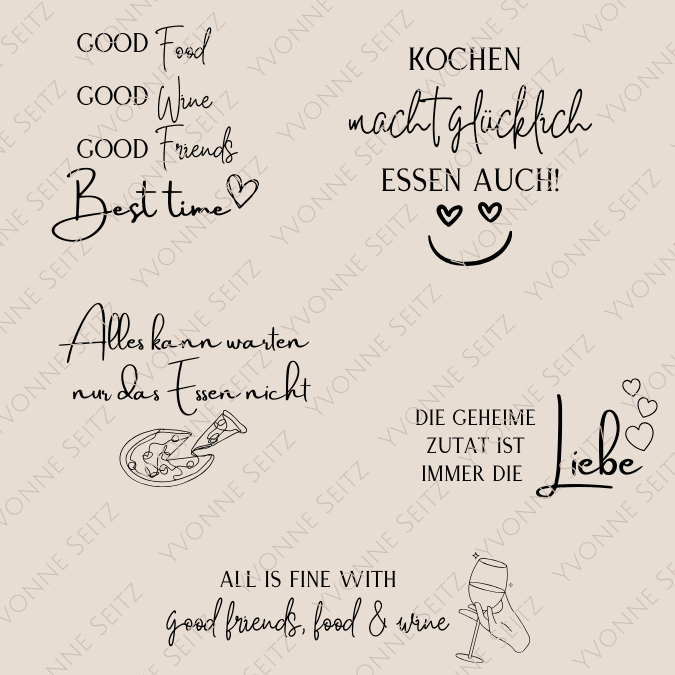 SVG Laser Datei FOOD ESSEN Laserdatei SVG Datei