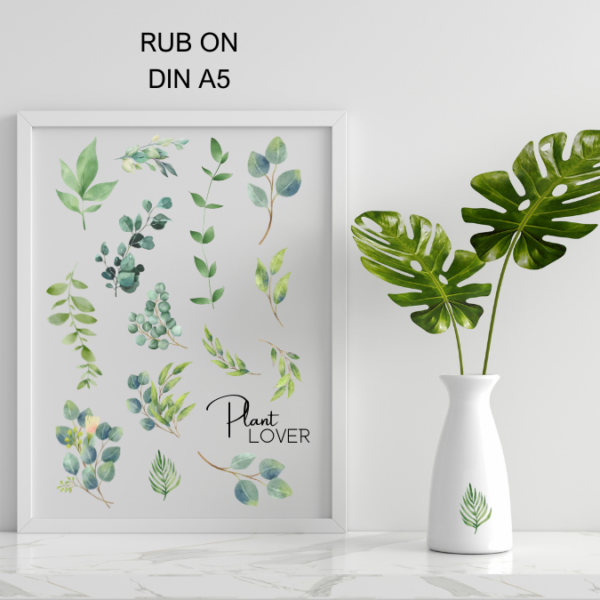 Randlose Rub On "Greenery 2.0" - DIN A5