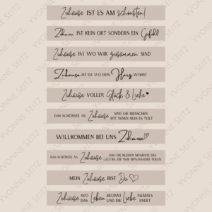 SVG Laser Datei KLÖTZCHENSCHRIFT ZUHAUSE Laserdatei SVG Datei