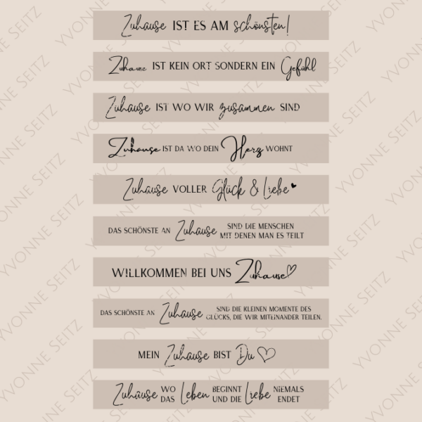SVG Laser Datei KLÖTZCHENSCHRIFT ZUHAUSE Laserdatei SVG Datei