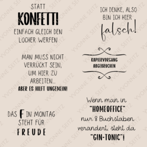 SVG Laser Datei SPRÜCHE FÜR TASSEN 2 ARBEIT Laserdatei SVG Datei