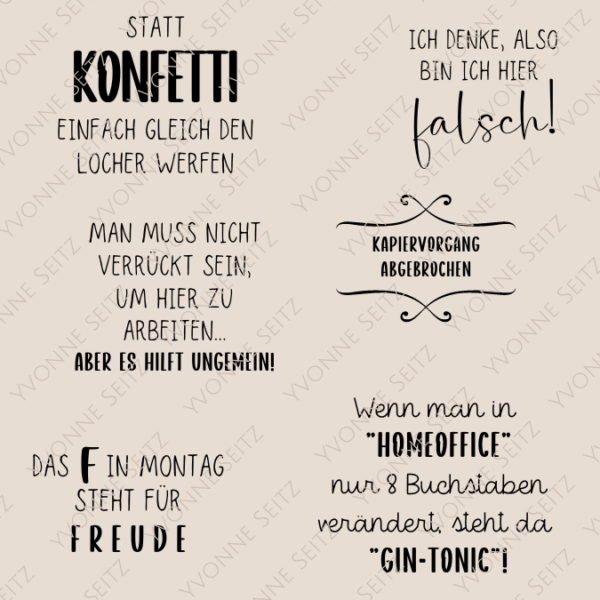 SVG Laser Datei SPRÜCHE FÜR TASSEN 2 ARBEIT Laserdatei SVG Datei