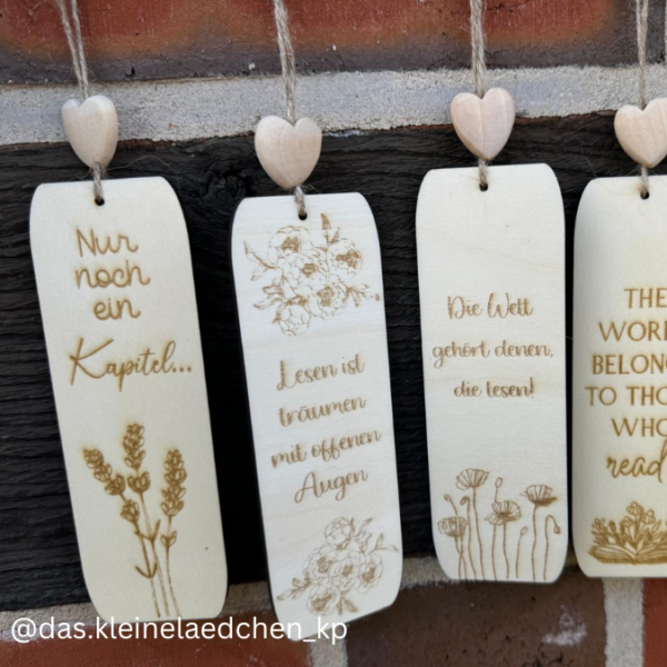 SVG Laser Datei Lesezeichen Bücherliebe Bücher SVG Datei – Bild 6