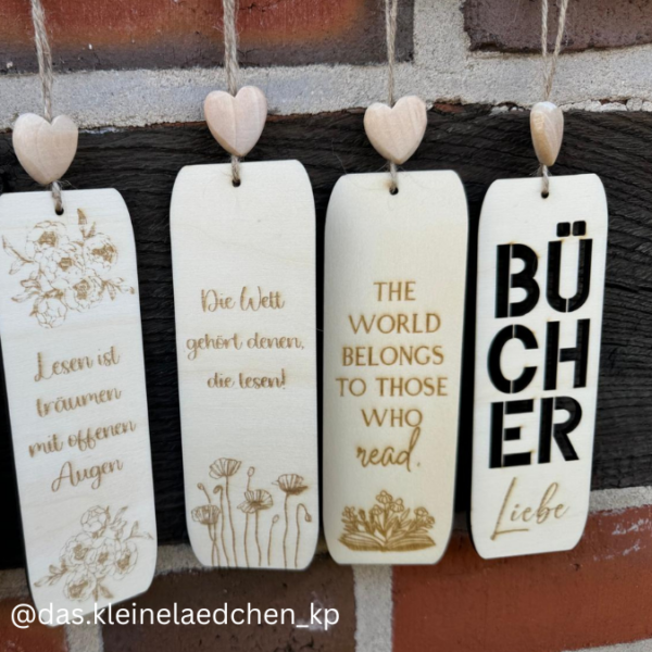 SVG Laser Datei Lesezeichen Bücherliebe Bücher SVG Datei – Bild 5