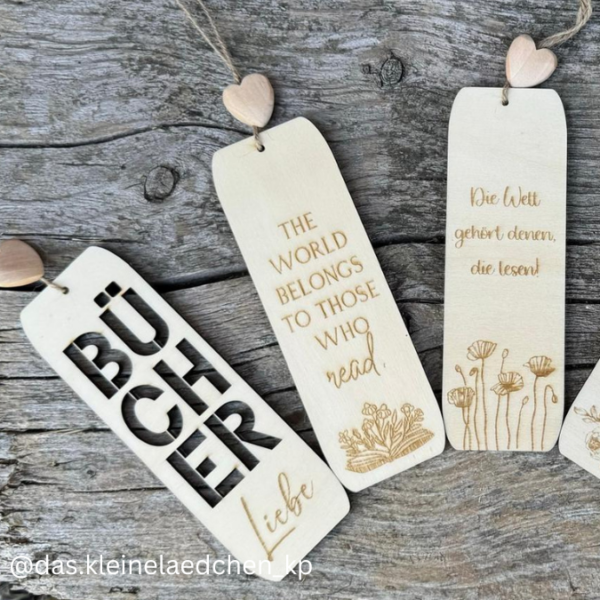 SVG Laser Datei Lesezeichen Bücherliebe Bücher SVG Datei – Bild 8