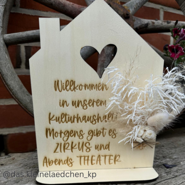 SVG Laser Datei Häuschen Herz Haus SVG Datei – Bild 4