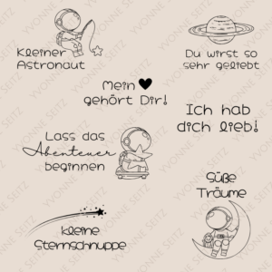 SVG Laser Datei KLEINER ASTRONAUT Laserdatei SVG Datei