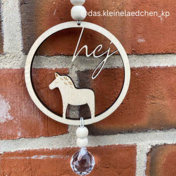 SVG Laser Datei 4er Set Kranz Türkranz Hygge Dala Dalapferd hyggehome Laserdatei SVG Datei – Bild 12
