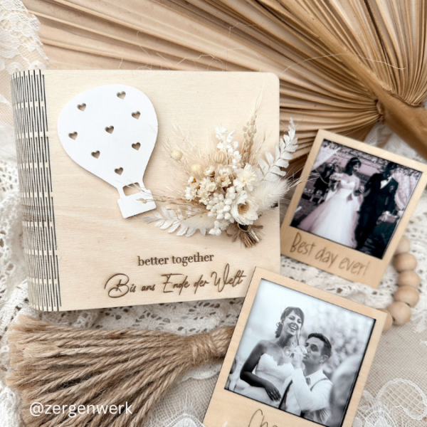 3mm UND 4mm SVG Laser Datei 4 Designs Hochzeitsbuch Fotoalbum Aufbewahrung Box für Polaroids oder Fotos SVG Datei Hochzeitsgeschenk – Bild 18