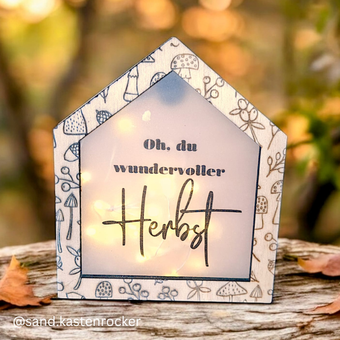 SVG Laser Datei Lichthaus Herbst für Transparentpapier inkl PDF zum ausdrucken Laserdatei SVG Datei – Bild 6