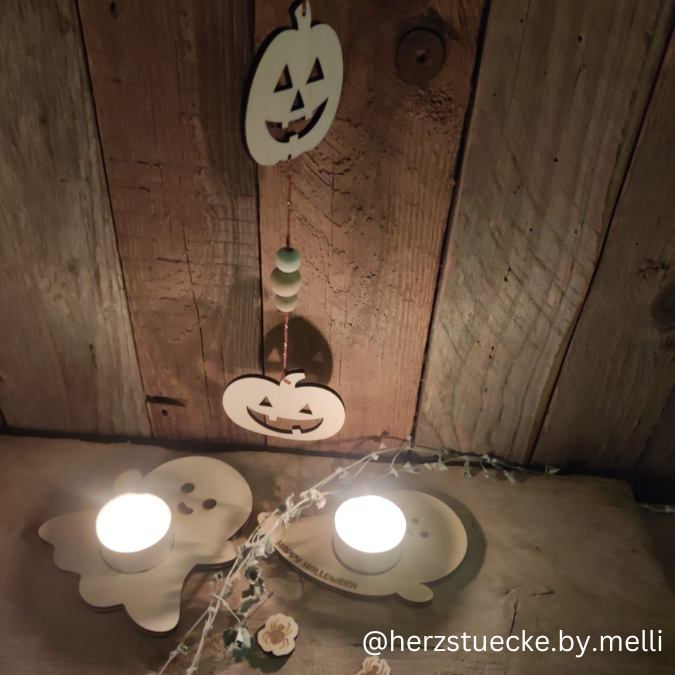 SVG Laser Datei Halloween Deko zum hängen aufhängen Girlande Laserdatei SVG Datei – Bild 6