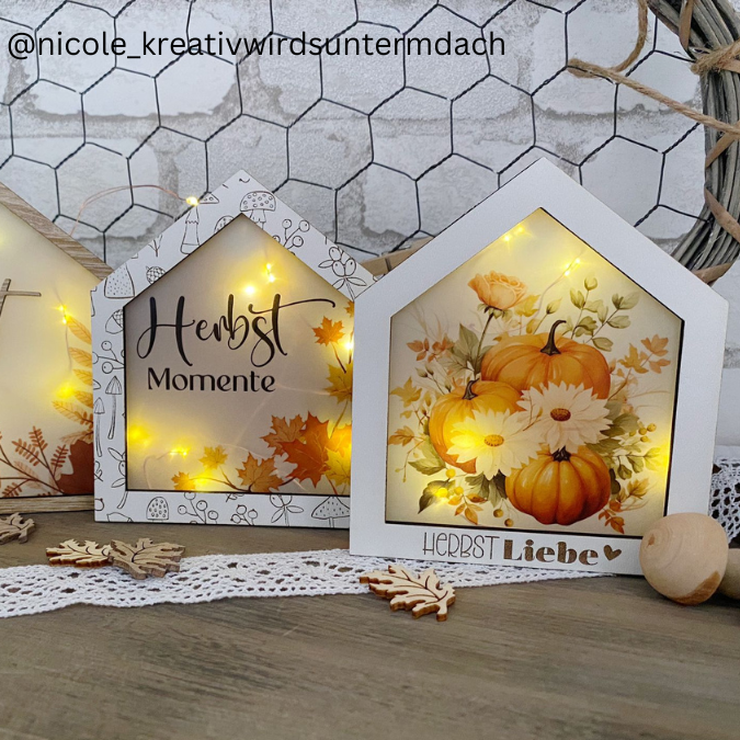 SVG Laser Datei Lichthaus Herbst für Transparentpapier inkl PDF zum ausdrucken Laserdatei SVG Datei – Bild 4