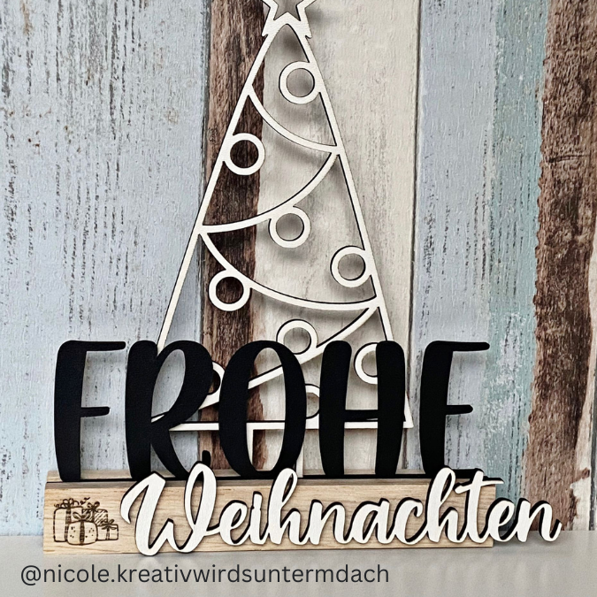 SVG Laser Datei Klötzchen Set Weihnachten Winter XL Set SVG Datei – Bild 8