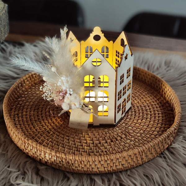 SVG Laser Datei Häuserkranz Grachtenhäuser Lichthäuser Haus Häuser 3mm – Bild 6