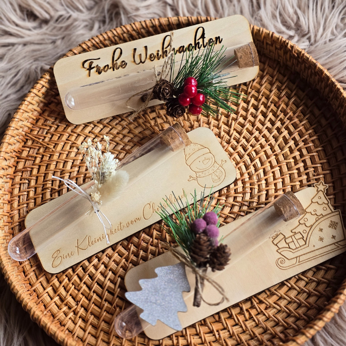 SVG Laser Datei Wunscherfüller Geldgeschenk Weihnachten 8 Designs – Bild 21