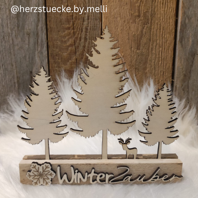 SVG Laser Datei Klötzchen Set Weihnachten Winter XL Set SVG Datei – Bild 14
