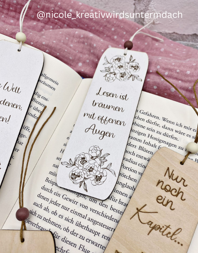 SVG Laser Datei Lesezeichen Bücherliebe Bücher SVG Datei – Bild 12