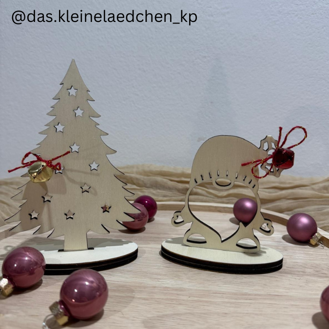 SVG Laser Datei Kranz und Aufsteller Wichtel Wichtelig Weihnachtswichtel – Bild 7