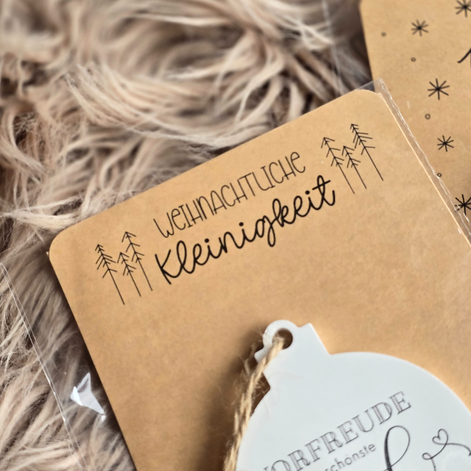 SVG Laser Datei UND Druckdatei in PDF Weihnachten in der Tüte Holzkarten für Gießteile verpackung Postkarten – Bild 14