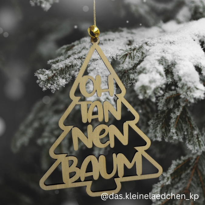 SVG Laser Datei Kranz Kränze Oh Tannenbaum Laserdatei – Bild 4