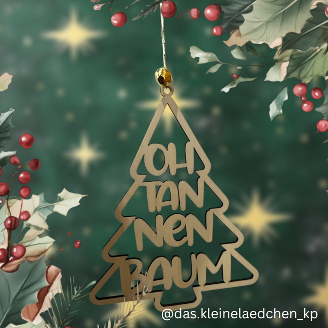 SVG Laser Datei Kranz Kränze Oh Tannenbaum Laserdatei – Bild 7