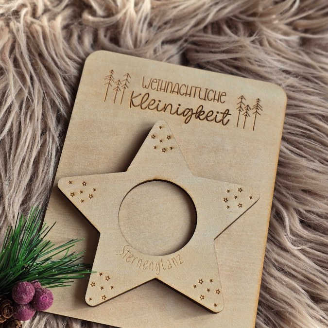 SVG Laser Datei UND Druckdatei in PDF Weihnachten in der Tüte Holzkarten für Gießteile verpackung Postkarten – Bild 8