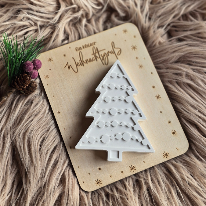 SVG Laser Datei UND Druckdatei in PDF Weihnachten in der Tüte Holzkarten für Gießteile verpackung Postkarten – Bild 7