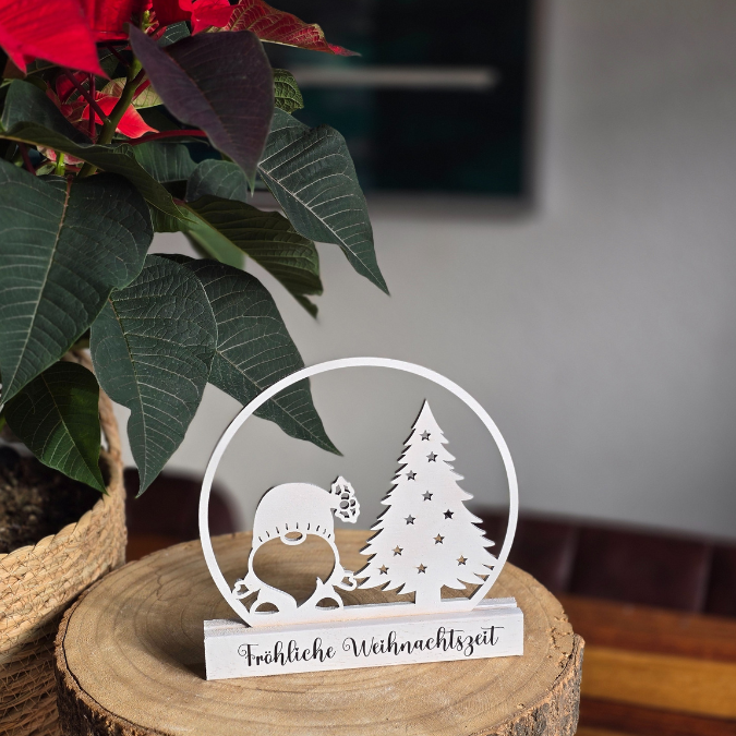 SVG Laser Datei Kranz und Aufsteller Wichtel Wichtelig Weihnachtswichtel – Bild 3