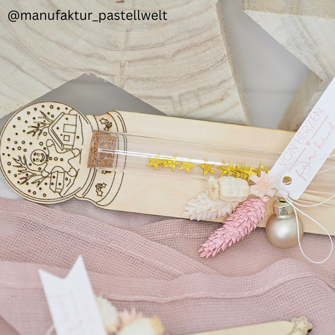 SVG Laser Datei Wunscherfüller Geldgeschenk Weihnachten 8 Designs – Bild 17