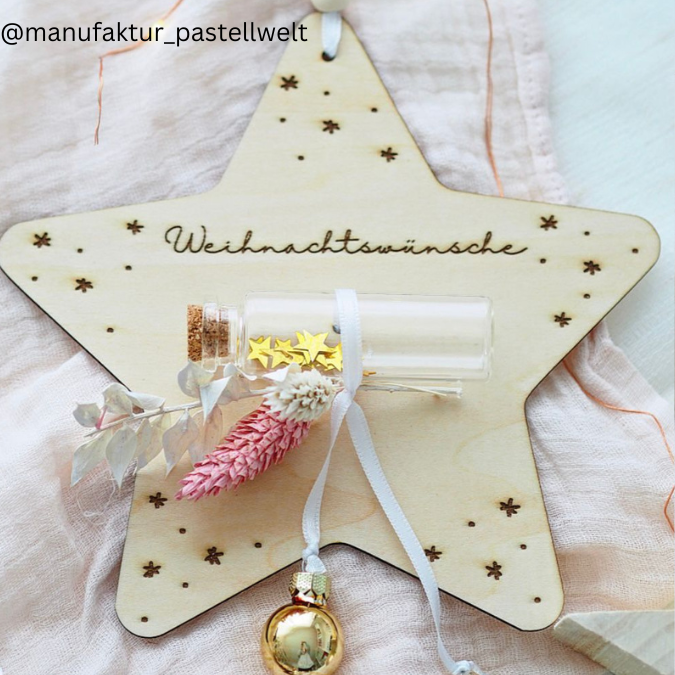 Weihnachten Winter 7 Designs Wunschzettel Christkind Weihnachtsmann Advent Weihnachtswünsche Kinder Laserdatei – Bild 10