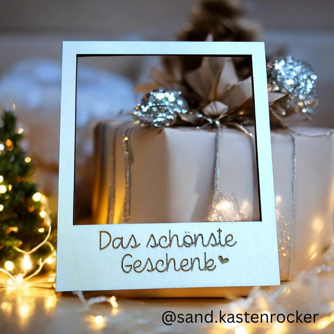 SVG Laserdatei 9 Designs Retro rahmen Bilderrahmen Fotoaccesoire Baby Meilenstein Weihnachten mein 1. Weihnachten SVG Datei Vintage – Bild 3