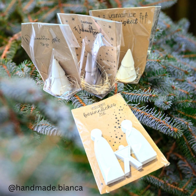 SVG Laser Datei UND Druckdatei in PDF Weihnachten in der Tüte Holzkarten für Gießteile verpackung Postkarten – Bild 18
