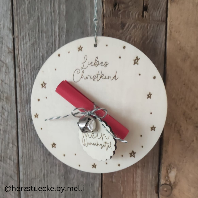 Weihnachten Winter 7 Designs Wunschzettel Christkind Weihnachtsmann Advent Weihnachtswünsche Kinder Laserdatei – Bild 16