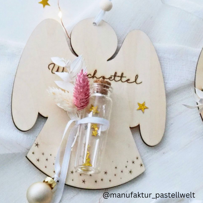 Weihnachten Winter 7 Designs Wunschzettel Christkind Weihnachtsmann Advent Weihnachtswünsche Kinder Laserdatei – Bild 6