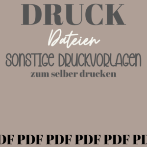sonstige Druckvorlagen