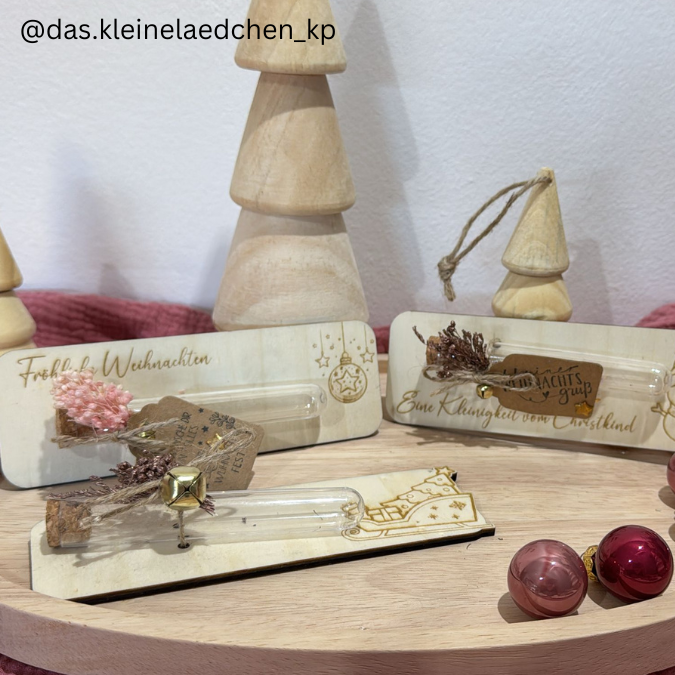 SVG Laser Datei Wunscherfüller Geldgeschenk Weihnachten 8 Designs – Bild 5