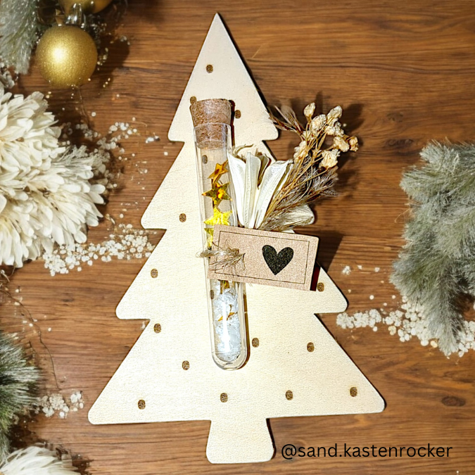 SVG Laser Datei Wunscherfüller Tannenbäume Tannenbaum Geldgeschenk Laserdatei – Bild 3